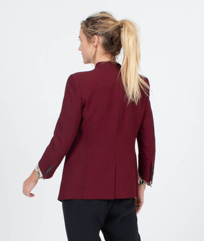Helmut Lang Clothing XS | US 2 Burgundy Cropped Blazer