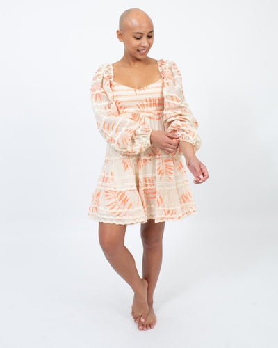 Hemant & Nandita Clothing Small Balloon Sleeve Mini Dress