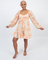 Hemant & Nandita Clothing Small Balloon Sleeve Mini Dress