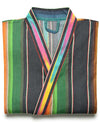 Hotel Havana Clothing One Size Striped "Kimono" Robe