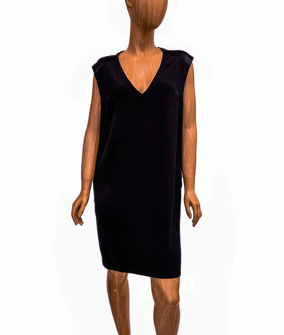IAN R.N. Clothing Large Silk-Lined Tuxedo Dress With Pockets
