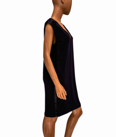 IAN R.N. Clothing Large Silk-Lined Tuxedo Dress With Pockets