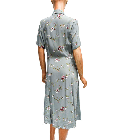 In Two Clothing Medium Button-Down Floral Dress