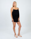 Indah Clothing Medium Black Fringe Romper