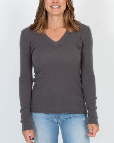 Inhabit Clothing Medium V Neck Taupe Sweater