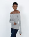 Intermix Clothing Small RIbbed Off The Shoulder Top