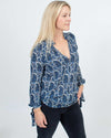Intermix Clothing XS | US 0 Printed Long Sleeve Blouse