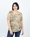IRO Clothing Large Animal Print Blouse