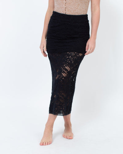 IRO Clothing Medium | FR 40 Lace Midi Skirt