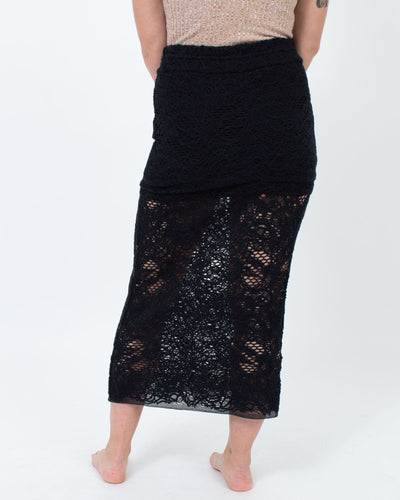 IRO Clothing Medium | FR 40 Lace Midi Skirt
