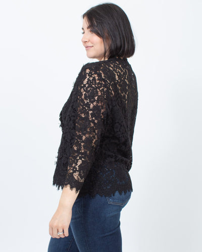 IRO Clothing Medium | US 6 I FR 38 Yacinthe 3/4 Sleeve Lace Top