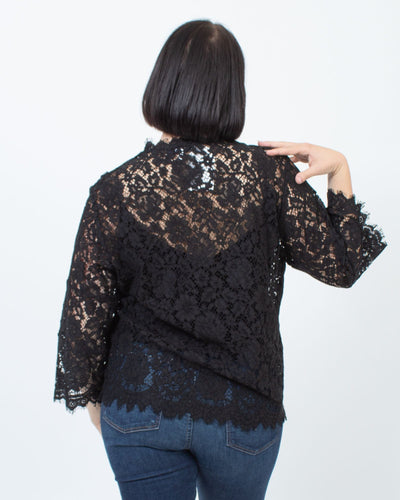IRO Clothing Medium | US 6 I FR 38 Yacinthe 3/4 Sleeve Lace Top