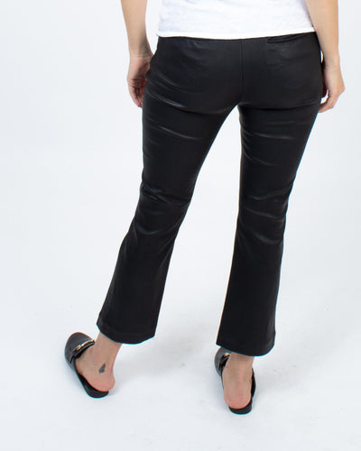 IRO Clothing Medium | US 6 The Beck High Waisted Cropped Leather Pants