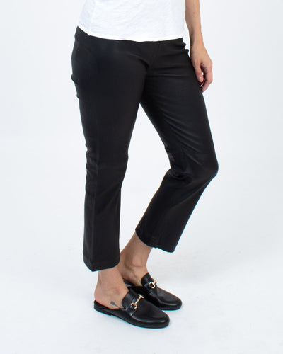 IRO Clothing Medium | US 6 The Beck High Waisted Cropped Leather Pants