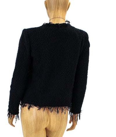 IRO Clothing Medium | US 8 I FR 40 Knitted Fringe Blazer