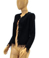 IRO Clothing Medium | US 8 I FR 40 Knitted Fringe Blazer
