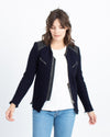 IRO Clothing Medium | US 8 I FR 40 Leather Accent Tweed Jacket