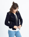 IRO Clothing Medium | US 8 I FR 40 Leather Accent Tweed Jacket
