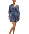 IRO Clothing Medium | US 8 I FR 40 Long Sleeve Printed Wrap Dress