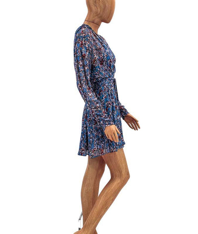 IRO Clothing Medium | US 8 I FR 40 Long Sleeve Printed Wrap Dress