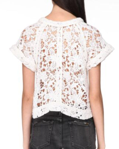IRO Clothing Small | FR 36 "Filly" Lace Blouse