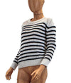 IRO Clothing Small Striped Knit Sweater