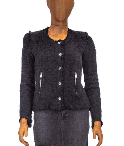 IRO Clothing XS | US 2 I FR 34 Black "Agnette" Tweed Jacket