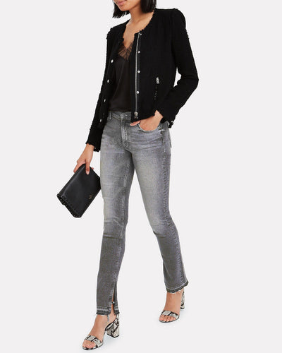 IRO Clothing XS | US 2 I FR 34 Black "Agnette" Tweed Jacket