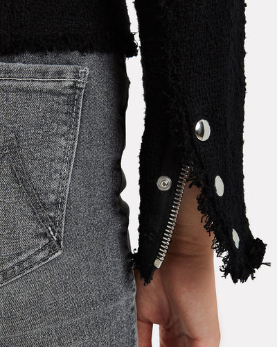 IRO Clothing XS | US 2 I FR 34 Black "Agnette" Tweed Jacket
