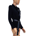 IRO Clothing XS | US 2 I IT 38 Open Front Waffle Knit Jacket with Waist Tie