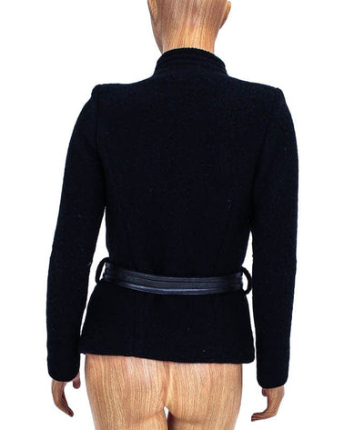 IRO Clothing XS | US 2 I IT 38 Open Front Waffle Knit Jacket with Waist Tie