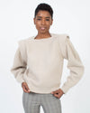 Isabel Marant Clothing Medium | US 6 I FR 38 Beige Wool Sweater