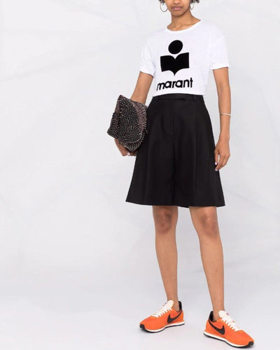 Isabel Marant Clothing Small Logo Print Tee Shirt