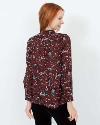 Isabel Marant Clothing Small | US 4 I FR 36 Printed Red Blouse