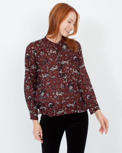 Isabel Marant Clothing Small | US 4 I FR 36 Printed Red Blouse