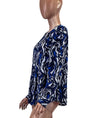 Isabel Marant Clothing XL | US 12 I FR 44 Printed Pleated Long Sleeve Top