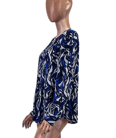 Isabel Marant Clothing XL | US 12 I FR 44 Printed Pleated Long Sleeve Top