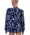 Isabel Marant Clothing XL | US 12 I FR 44 Printed Pleated Long Sleeve Top