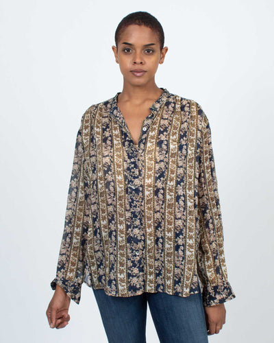 Isabel Marant Étoile Clothing Large Printed Button Down