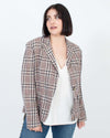 Isabel Marant Étoile Clothing Large | US 10 I FR 42 Plaid Linen Blazer