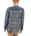 Isabel Marant Étoile Clothing Large | US 10 I FR 42 Printed Long Sleeve Silk Blouse
