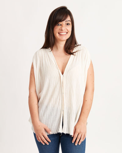 Isabel Marant Étoile Clothing Large | US 8 I FR 40 Pleated Sleeveless Blouse