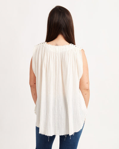 Isabel Marant Étoile Clothing Large | US 8 I FR 40 Pleated Sleeveless Blouse