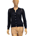 Isabel Marant Étoile Clothing Medium | US 6 I FR 38 Button Down Distressed Sweater