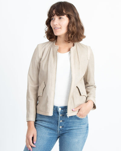 Isabel Marant Étoile Clothing Medium | US 6 I FR 38 Perforated Leather Jacket