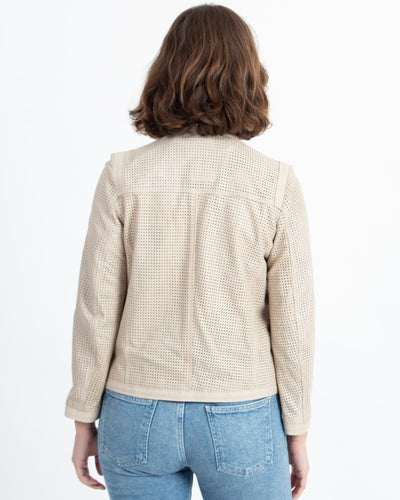 Isabel Marant Étoile Clothing Medium | US 6 I FR 38 Perforated Leather Jacket