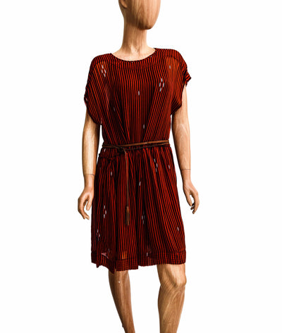 Isabel Marant Étoile Clothing Medium | US 6 I FR 38 Satin Dress with Frayed Hem and Slip