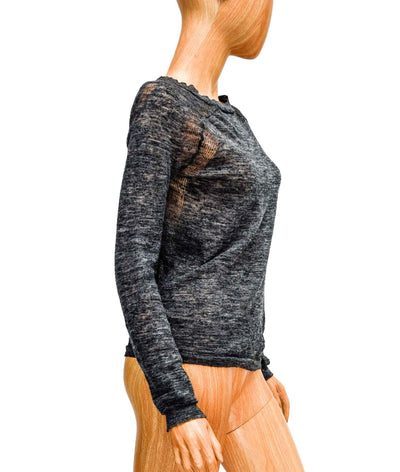 Isabel Marant Étoile Clothing Medium | US 6 I FR 38 Semi-Sheer Fitted Sweater