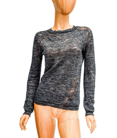 Isabel Marant Étoile Clothing Medium | US 6 I FR 38 Semi-Sheer Fitted Sweater