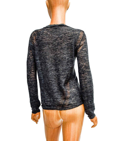 Isabel Marant Étoile Clothing Medium | US 6 I FR 38 Semi-Sheer Fitted Sweater